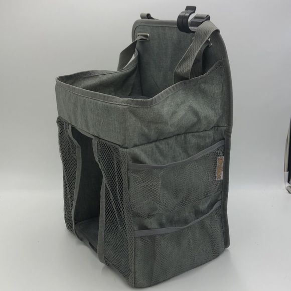 Maliton Collapsible hanging diaper caddy or car organizer- gray - Picture 5 of 6